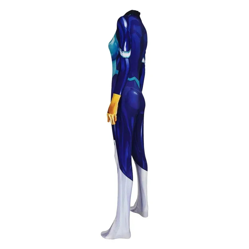 Nejire Hado Cosplay BNHA Girls Costume Female Superhero Suit Halloween Adults Kids Zentai Bodysuit