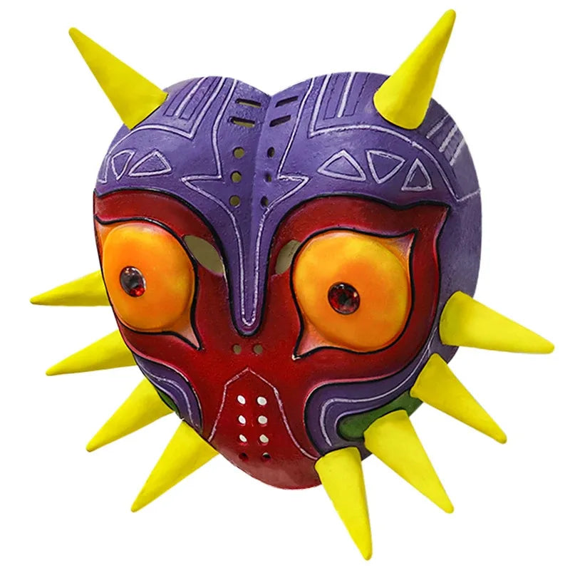 P-Jsmen The Legend of Zelda Majora Led Mask Game Cosplay Latex Face Cover for Adults Kids Halloween Cosplay Props
