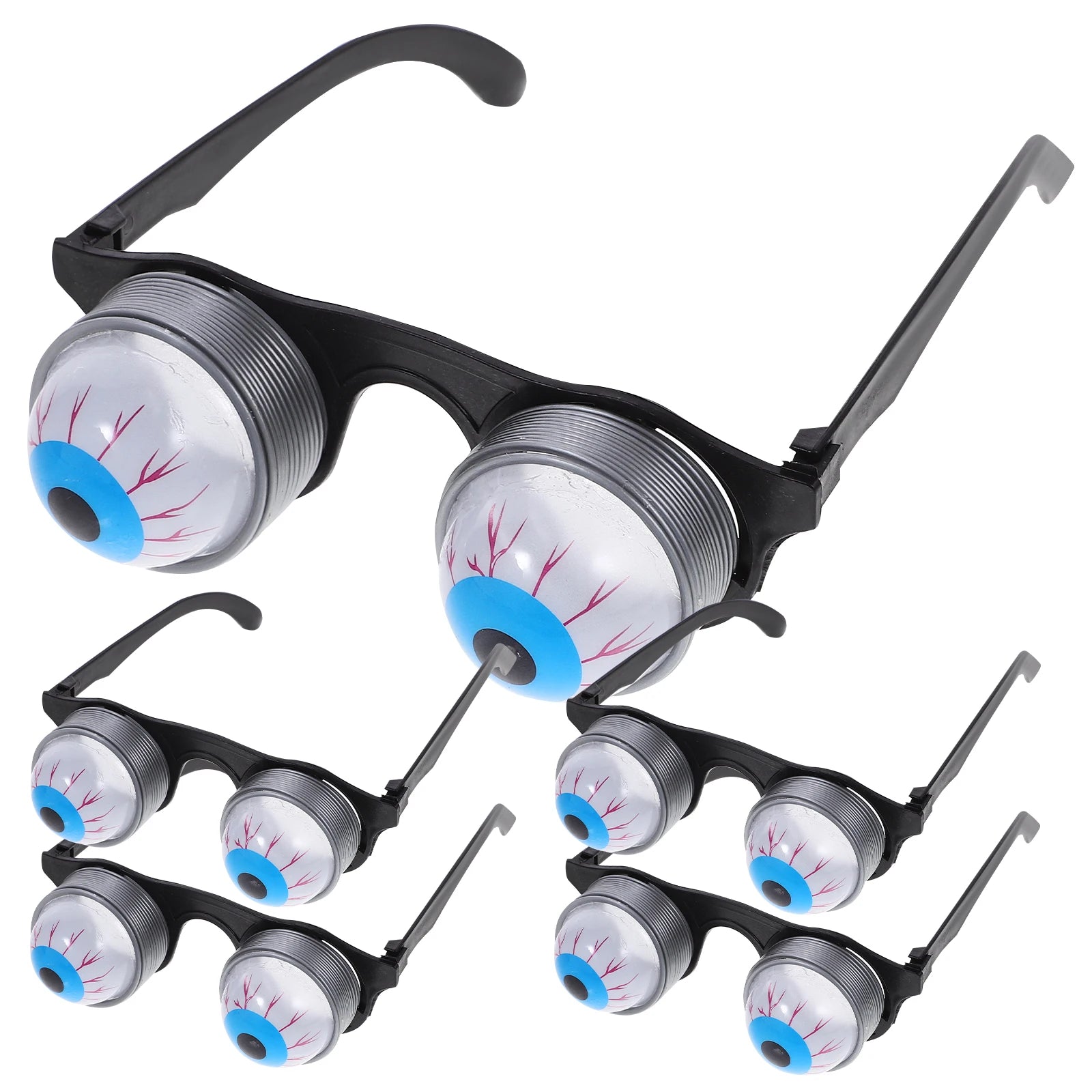 Creepy Spring Eyeball Glasses for Adults Kids Men Funny Horror Novelty Costume Accessory Halloween Party Favor Toy