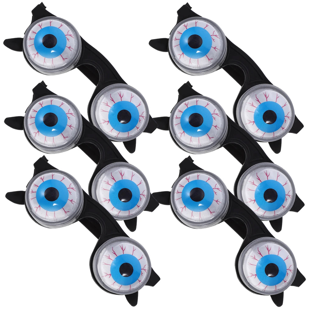Creepy Spring Eyeball Glasses for Adults Kids Men Funny Horror Novelty Costume Accessory Halloween Party Favor Toy