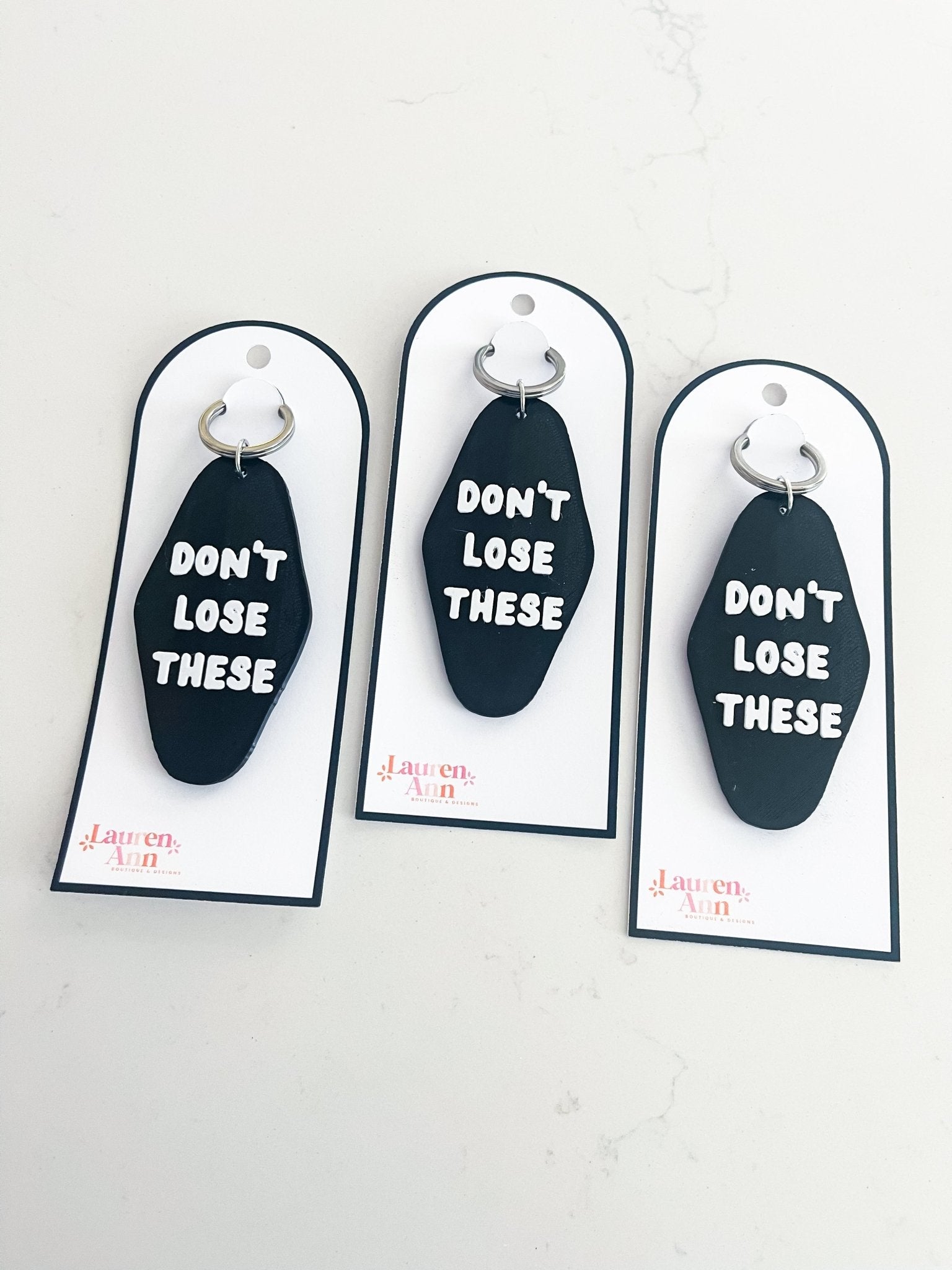 Don't Lose These Keychain