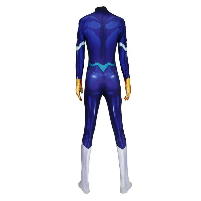 Nejire Hado Cosplay BNHA Girls Costume Female Superhero Suit Halloween Adults Kids Zentai Bodysuit
